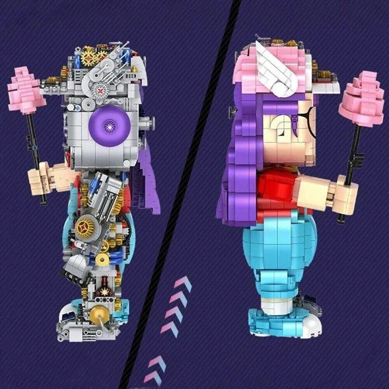 Building Blocks MOC Creator Japanese Anime Mecha Robot Bricks Toy - 4