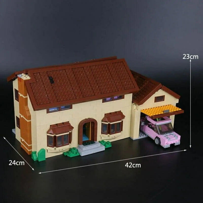 Building Blocks Creator Movie MOC The Simpsons House Bricks Toy - 4