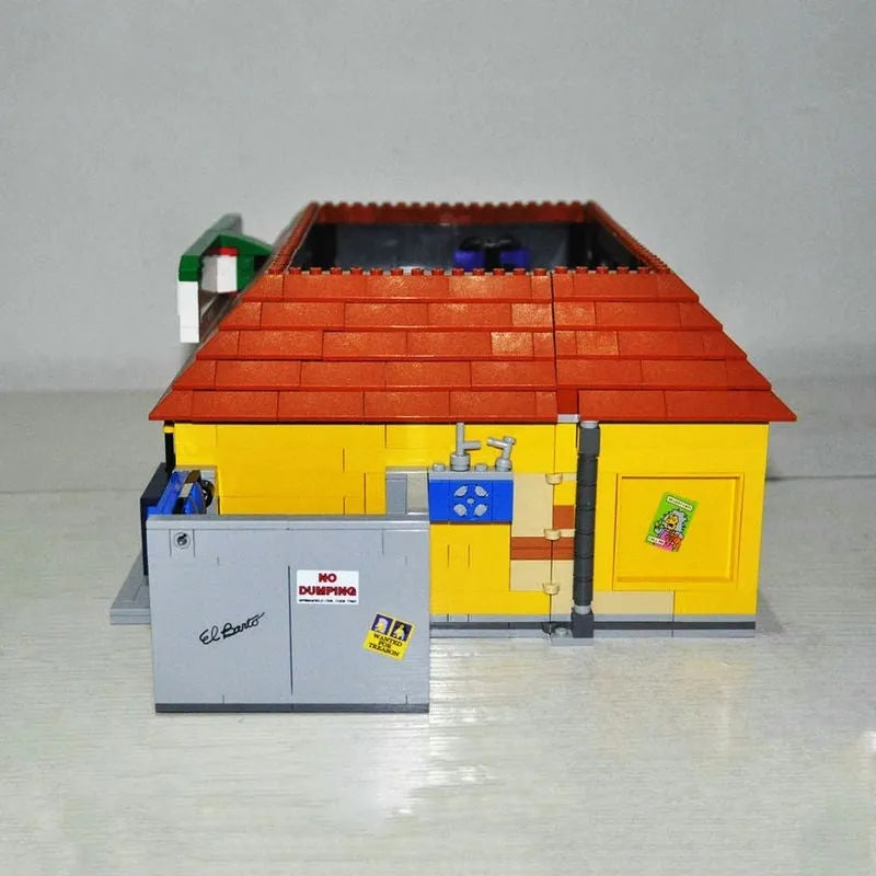 Building Blocks Creator Movie MOC The Simpsons Kwik E Mart Bricks Toys - 11