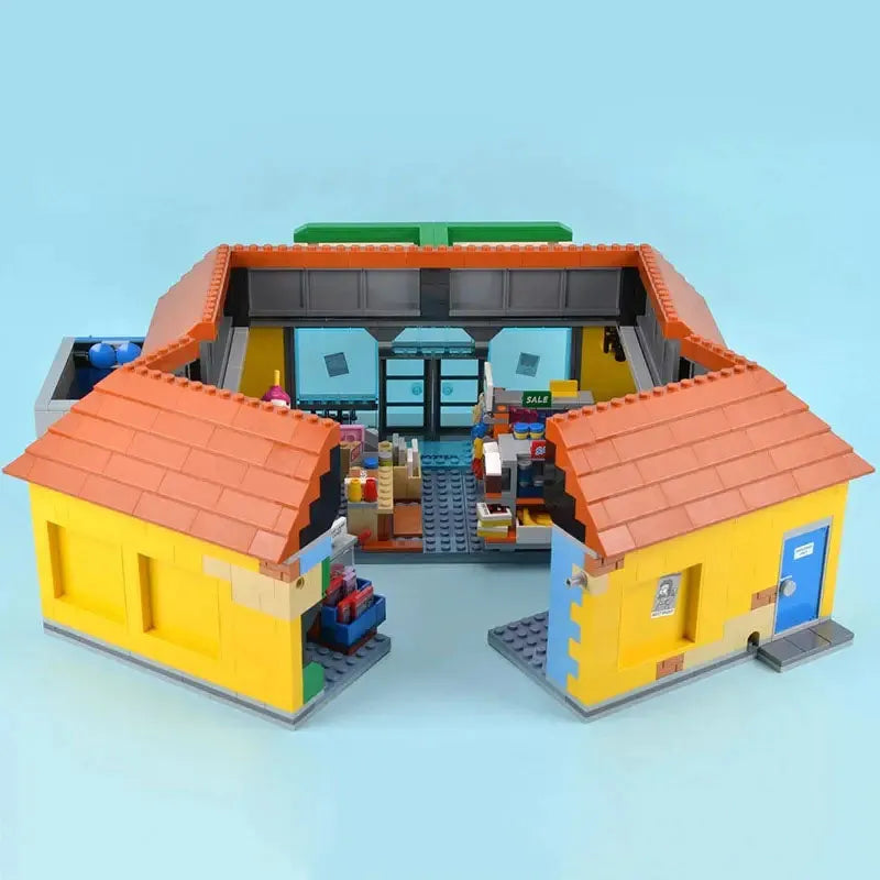Building Blocks Creator Movie MOC The Simpsons Kwik E Mart Bricks Toys - 3