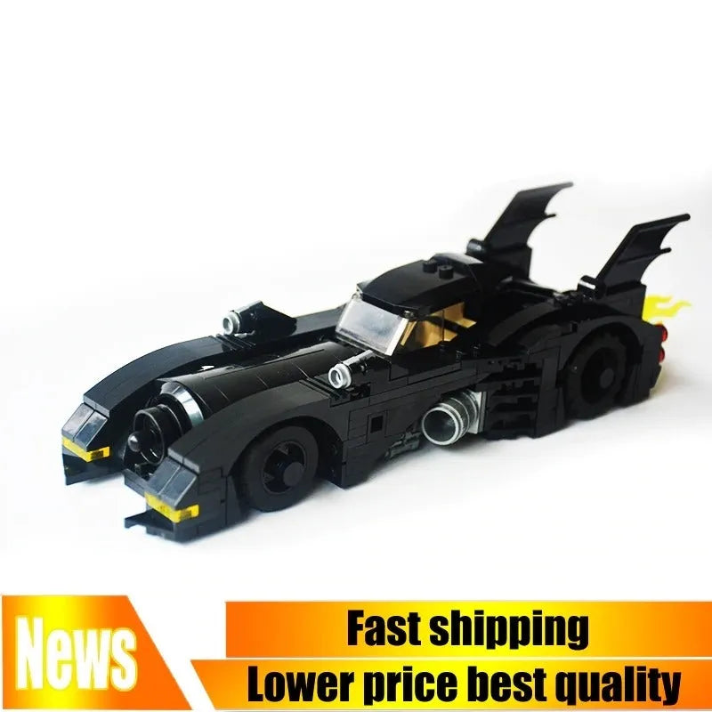 Building Blocks DC Super Hero Batman MOC Batmobile Car Bricks Toys - 5