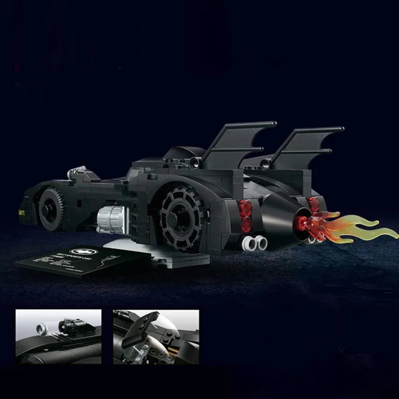 Building Blocks DC Super Hero Batman MOC Batmobile Car Bricks Toys - 4