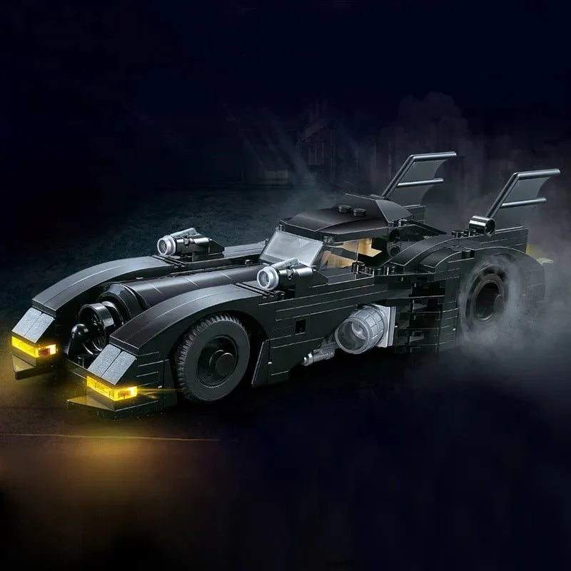 Building Blocks DC Super Hero Batman MOC Batmobile Car Bricks Toys - 3