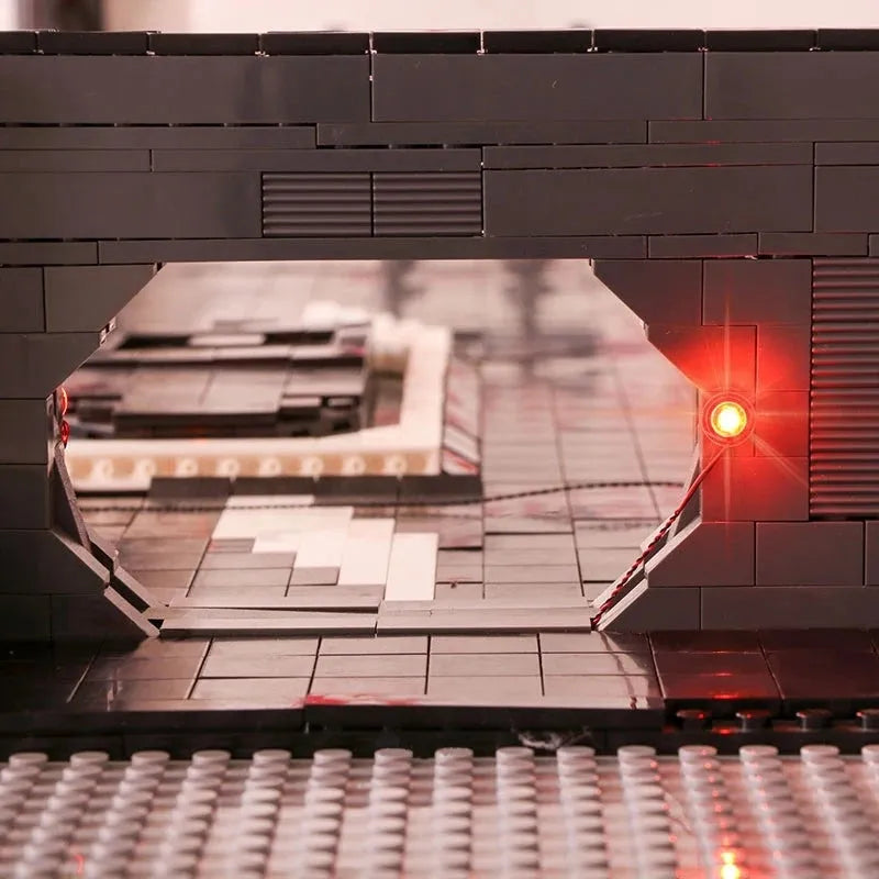 Building Blocks Docking Bay MOC For Star Wars UCS Millennium Falcon Bricks and Light - 11
