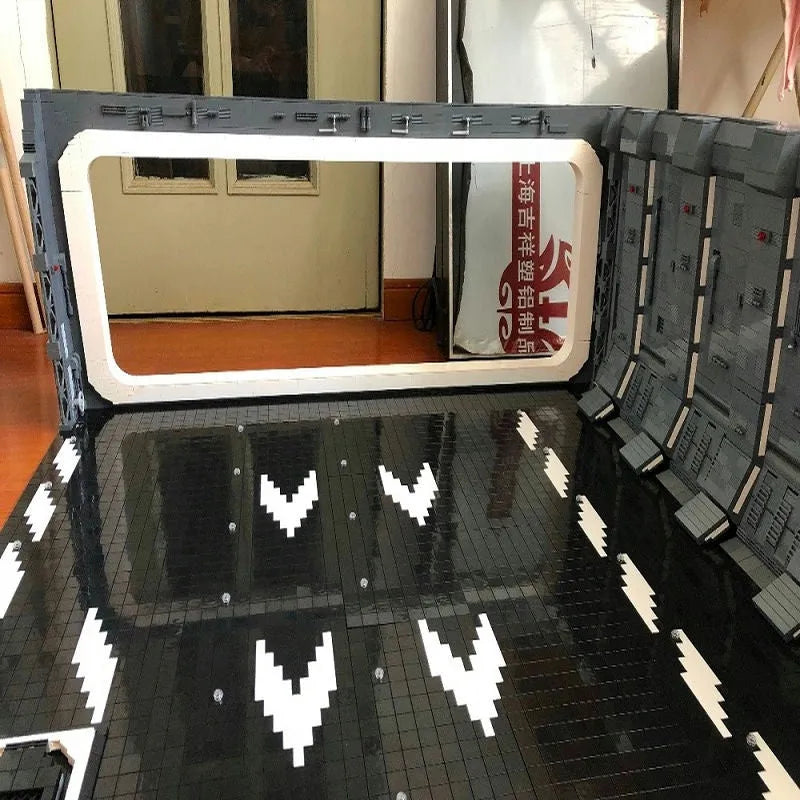 Building Blocks Docking Bay MOC For Star Wars UCS Millennium Falcon Bricks and Light - 9