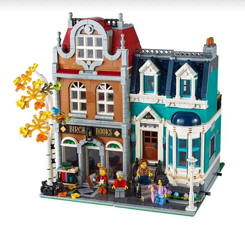 Building Blocks Expert MOC 10201 Creator City Book Store Shop Bricks Toy - 1