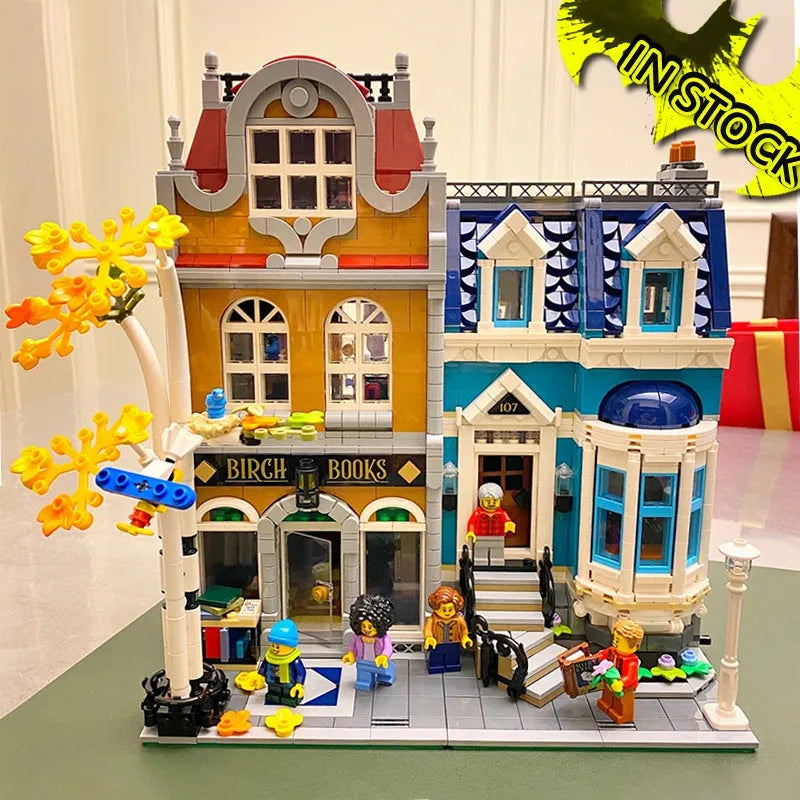 Building Blocks Expert MOC 10201 Creator City Book Store Shop Bricks Toy - 11