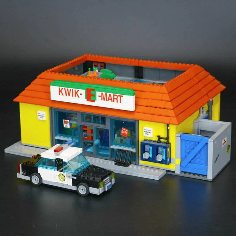 Building Blocks MOC Expert 16004 Simpsons Kwik E-Mart Bricks Toys EU Construction Set Toys - 1