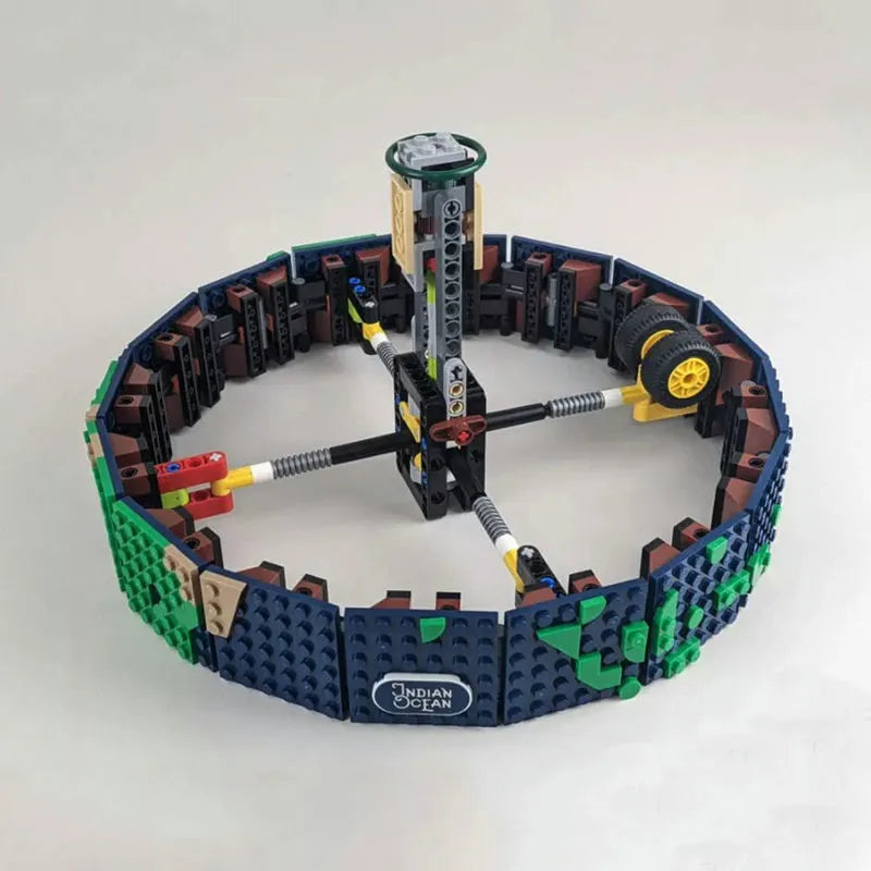 Building Blocks MOC Expert 95335 Earth Globe World Map Bricks Toys Construction Set Toys - 6