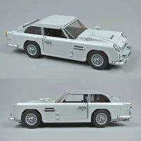 Thumbnail for Building Blocks MOC Expert Aston Martin DB5 Classic Car Bricks Toy 21046 - 2