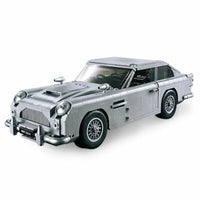 Thumbnail for Building Blocks MOC Expert Aston Martin DB5 Classic Car Bricks Toy 21046 - 1