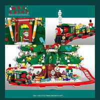 Thumbnail for Building Blocks MOC Expert Christmas Santa Tree House Bricks Toy - 10