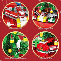 Thumbnail for Building Blocks MOC Expert Christmas Tree Santa Music Light Box Bricks Kids Toys - 4