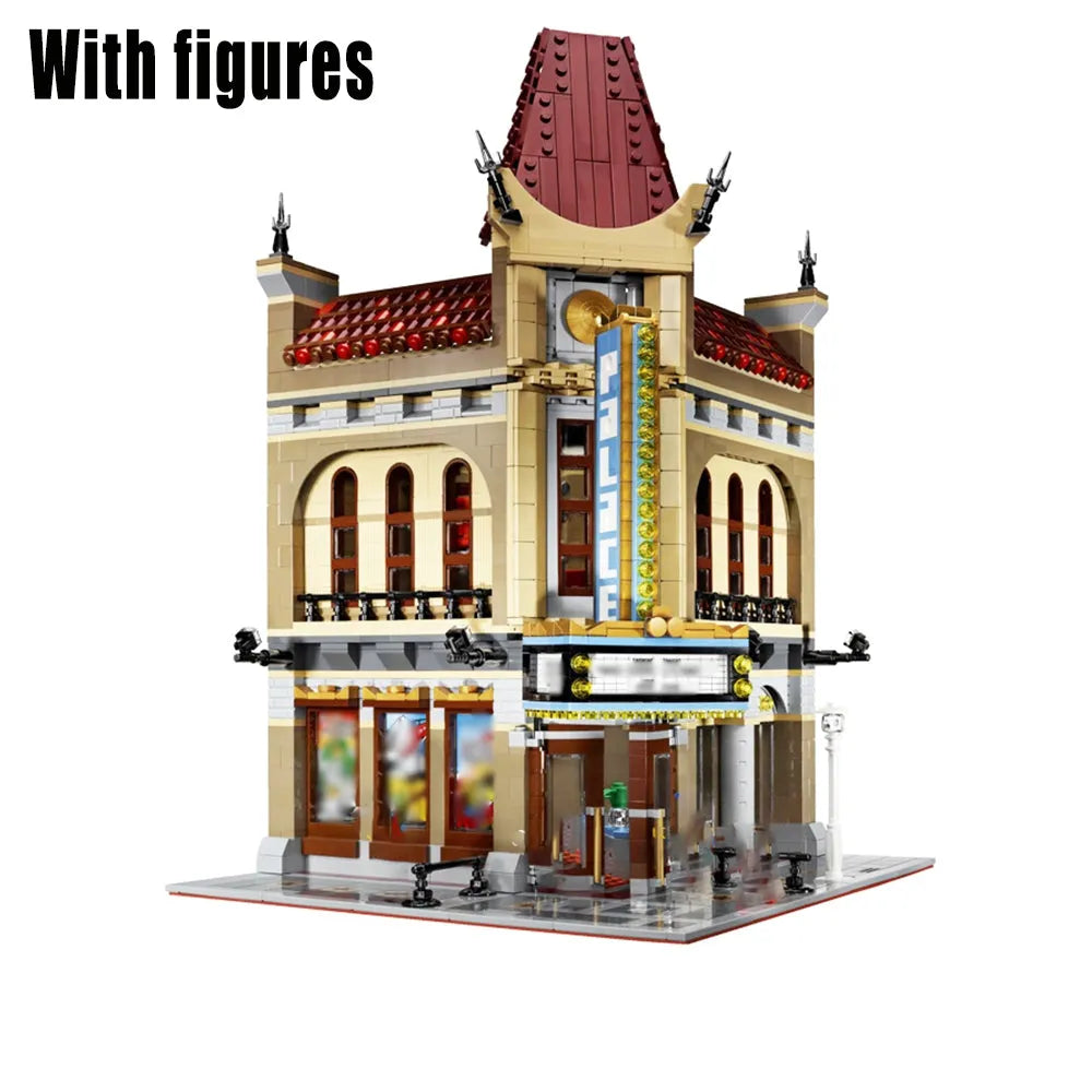 Building Blocks MOC Expert Creator City Palace Cinema Bricks Toy 15006 - 1
