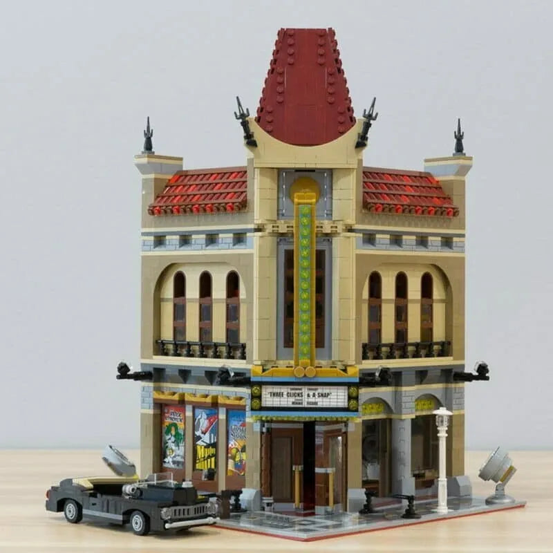 Building Blocks Expert Creator City MOC Palace Cinema Bricks Toy EU - 7