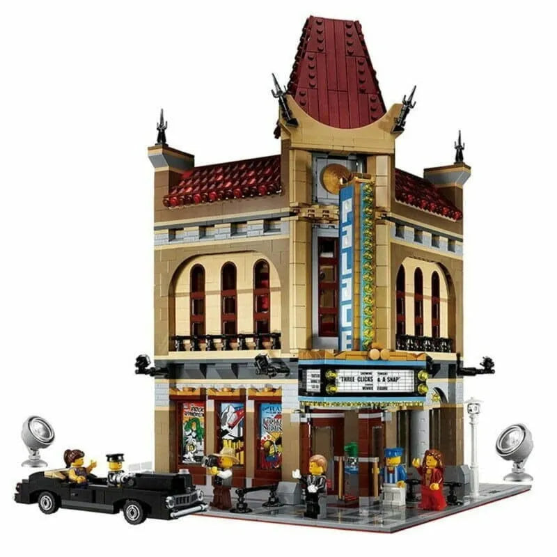 Building Blocks Expert Creator City MOC Palace Cinema Bricks Toy EU - 6
