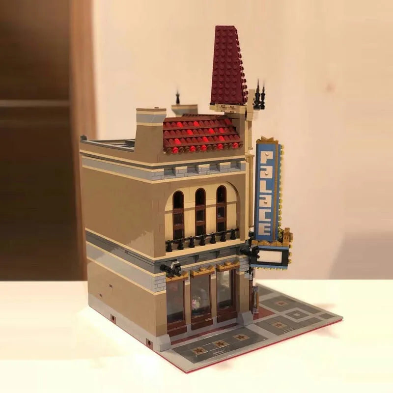 Building Blocks Expert Creator City MOC Palace Cinema Bricks Toy EU - 4