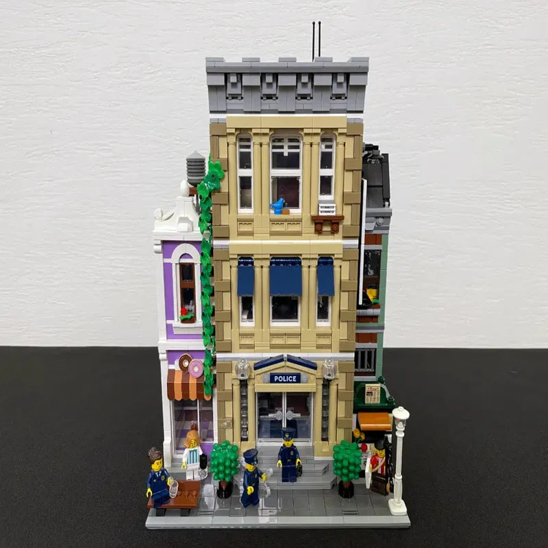Building Blocks MOC Expert Creator Police Station Bricks Toys 1661 - 8