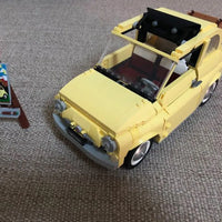 Thumbnail for Building Blocks Expert Creator Tech MOC Classic Fiat 500 Car Bricks Toys - 3