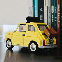 Thumbnail for Building Blocks Expert Creator Tech MOC Classic Fiat 500 Car Bricks Toys Construction Set Toys - 1