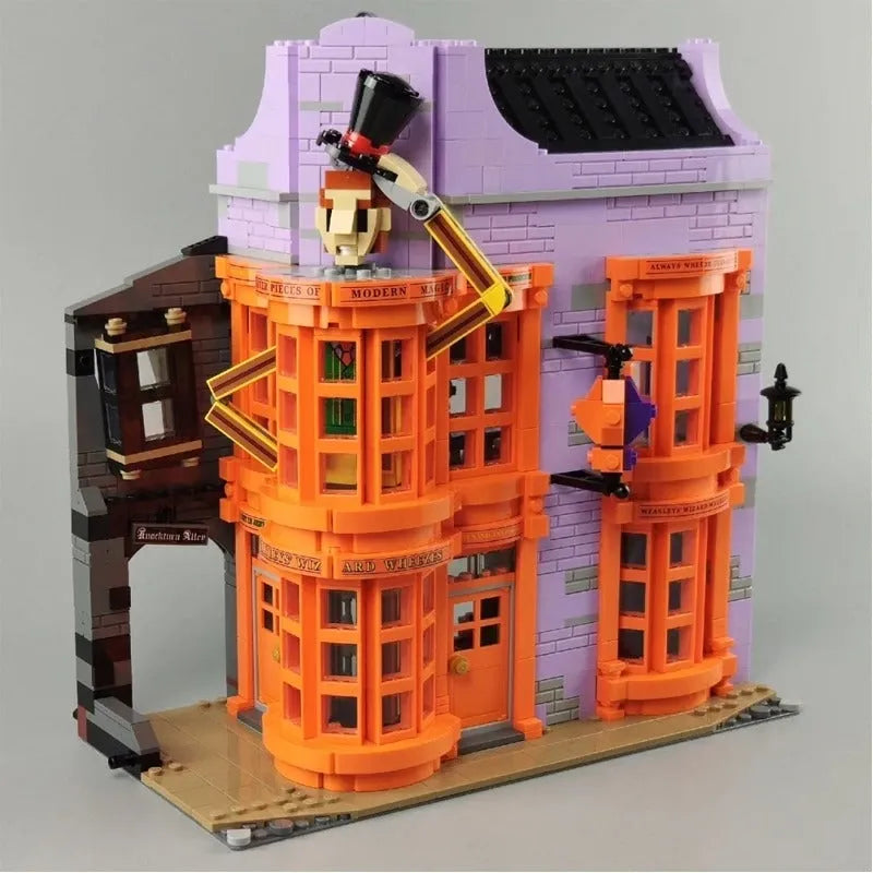 Building Blocks MOC Expert Harry Potter Movie Diagon Alley Bricks Toy EU - 9