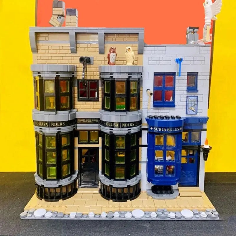Building Blocks MOC Expert Harry Potter Movie Diagon Alley Bricks Toy EU - 5