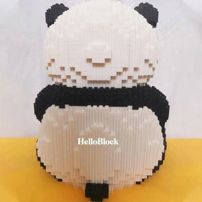 Building Blocks Expert MOC Large Panda Bear MINI Bricks Toys - 4
