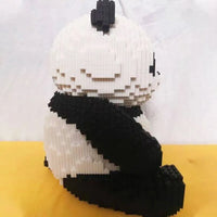 Thumbnail for Building Blocks Expert MOC Large Panda Bear MINI Bricks Toys - 3