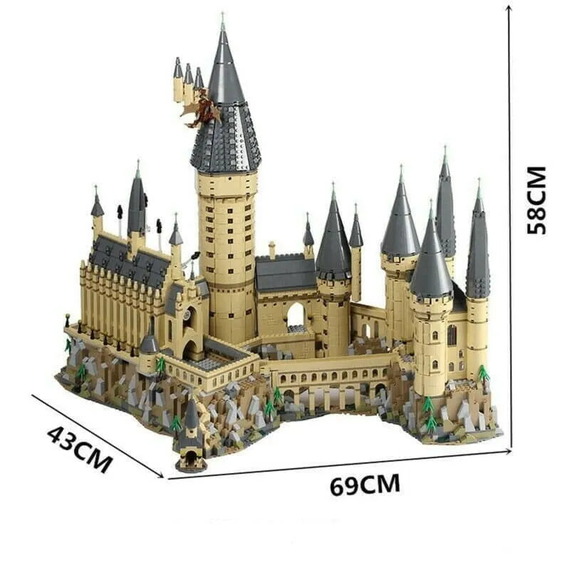 Building Blocks MOC Expert Movie Harry Potter UCS Hogwarts Castle Bricks Toys - 2
