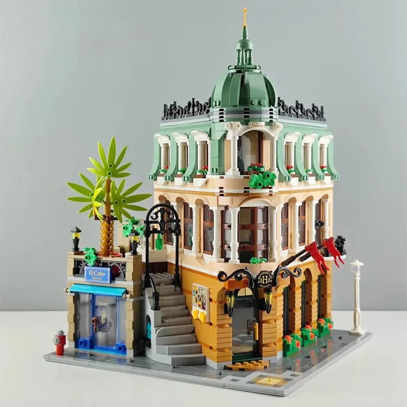 Building Blocks MOC Expert Street Creator Boutique Hotel Bricks Toys 22050 - 4