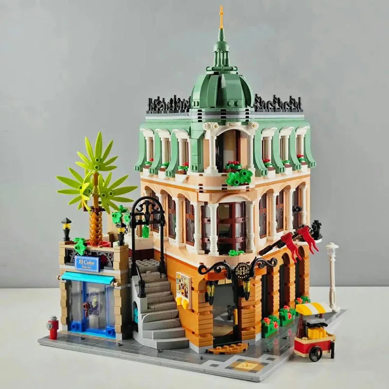 Building Blocks MOC Expert Street Creator Boutique Hotel Bricks Toys 22050 - 14