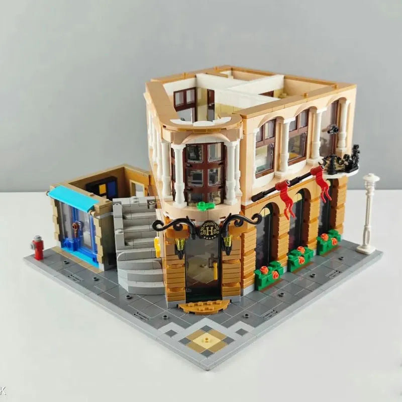 Building Blocks MOC Expert Street Creator Boutique Hotel Bricks Toys 22050 - 11