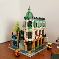 Thumbnail for Building Blocks MOC Expert Street Creator Boutique Hotel Bricks Toys 22050 - 12