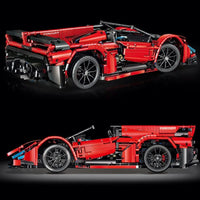 Thumbnail for Building Blocks MOC Expert Super Roadster Racing Cars MINI Bricks Toys Construction Set Toys - 3