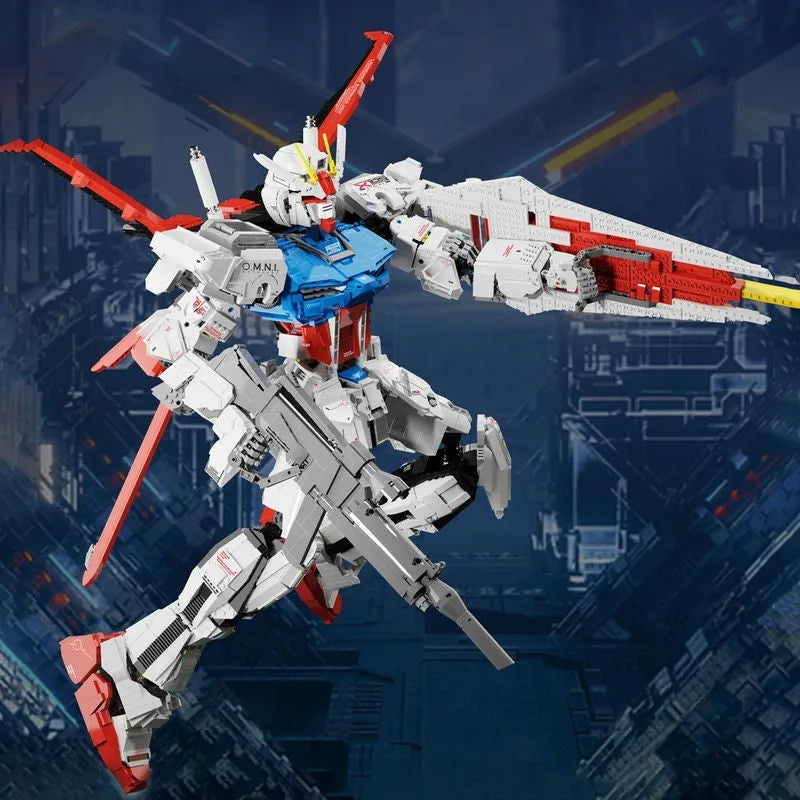 Building Blocks Expert MOC X105 Strike Mobile Suits Gundam Robot Bricks Toy - 7