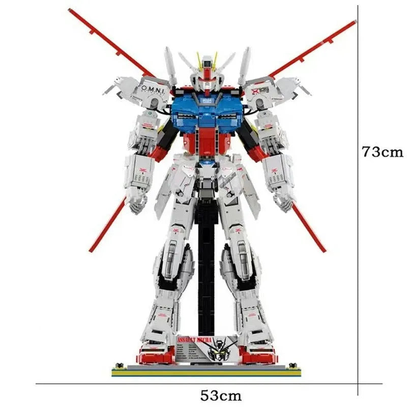 Building Blocks Expert MOC X105 Strike Mobile Suits Gundam Robot Bricks Toy - 6