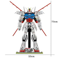 Thumbnail for Building Blocks Expert MOC X105 Strike Mobile Suits Gundam Robot Bricks Toy - 6