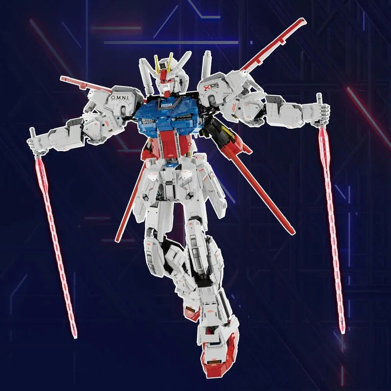Building Blocks Expert MOC X105 Strike Mobile Suits Gundam Robot Bricks Toy - 8
