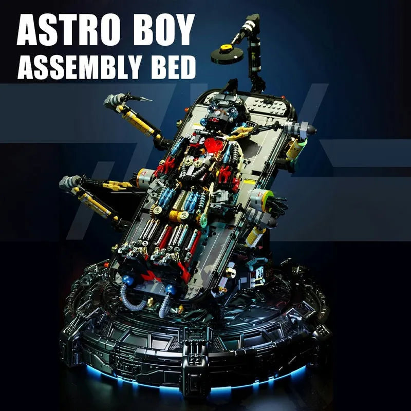 Building Blocks MOC Experts Astro Boy Bed Mecha Robot Bricks Toys 52016 - 5