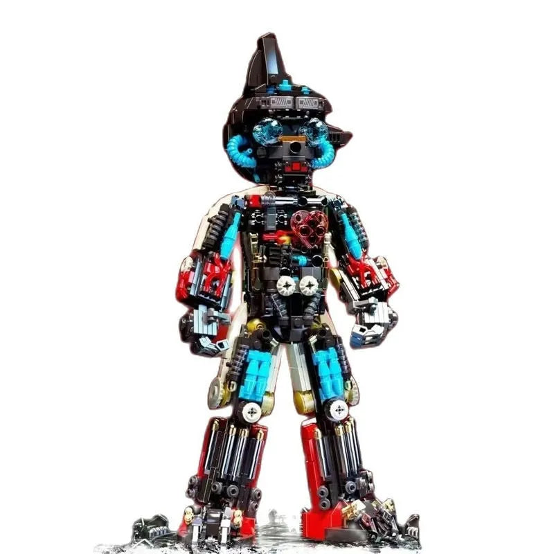 Building Blocks MOC Experts Astro Boy Bed Mecha Robot Bricks Toys 52016 - 10