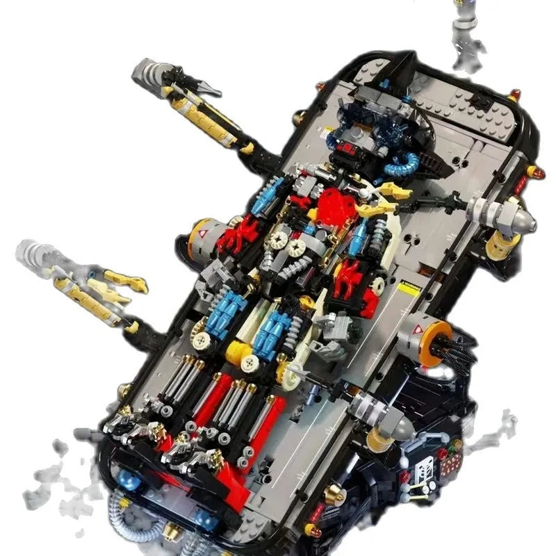 Building Blocks MOC Experts Astro Boy Bed Mecha Robot Bricks Toys 52016 - 11