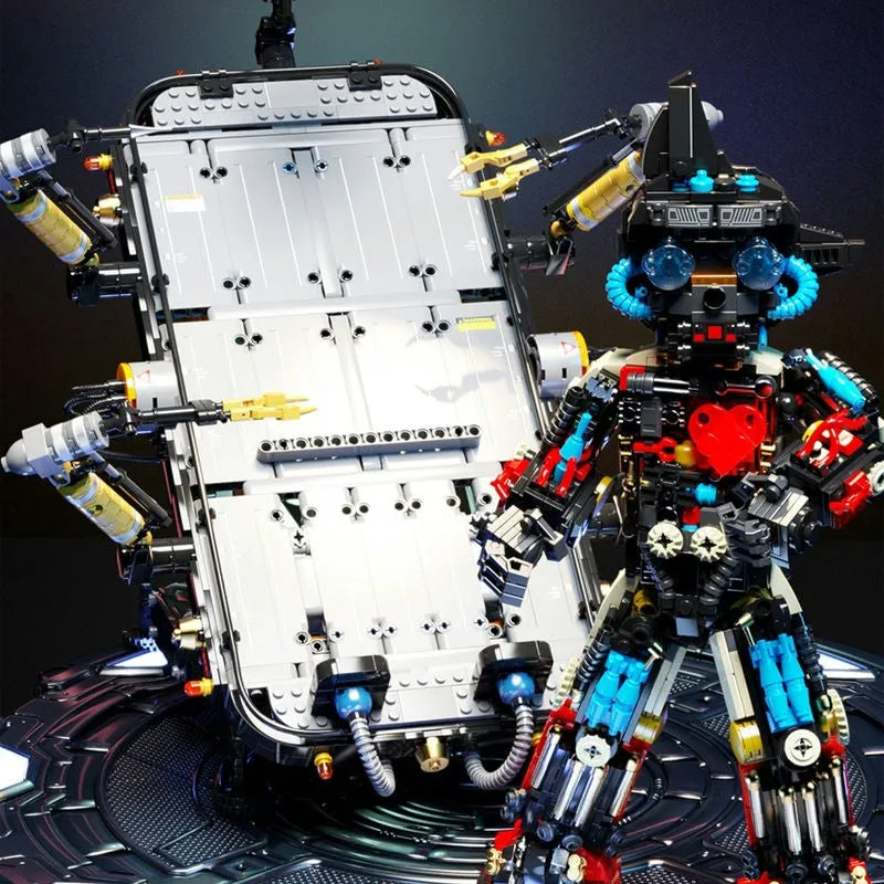 Building Blocks MOC Experts Astro Boy Bed Mecha Robot Bricks Toys 52016 Construction Set Toys - 8