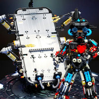 Thumbnail for Building Blocks MOC Experts Astro Boy Bed Mecha Robot Bricks Toys 52016 - 8