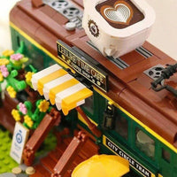 Thumbnail for Building Blocks MOC Experts Train Coffee House Modular MINI Bricks Kids Toys Construction Set Toys - 7