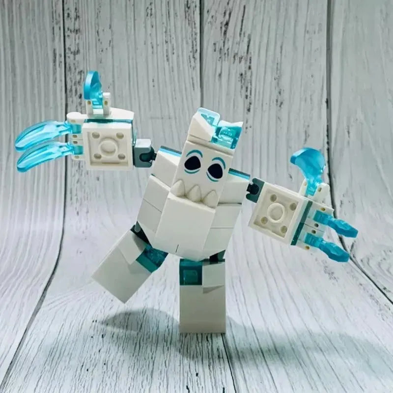 Elsa Block Bot MOC Friends Elsa Magical Ice Palace Bricks Toy