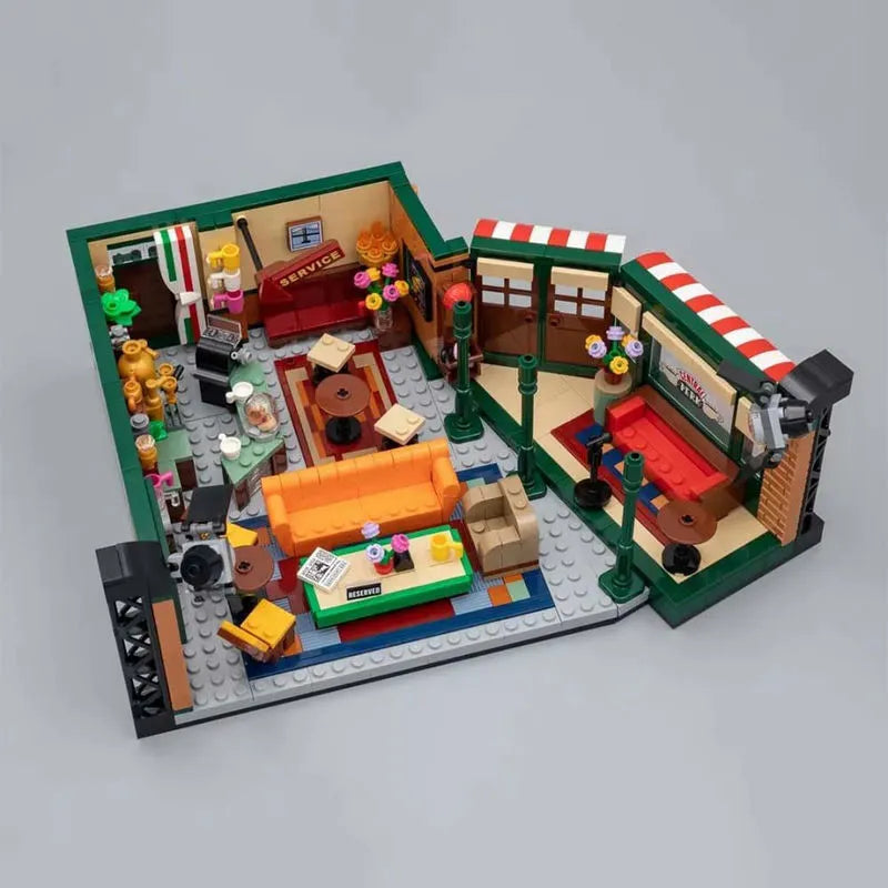 Friends Building Blocks MOC Central Perk Cafe Bricks Toy