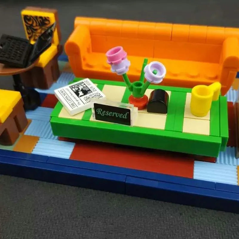 Building Blocks Friends MOC Central Perk Cafe Bricks Toy - 14