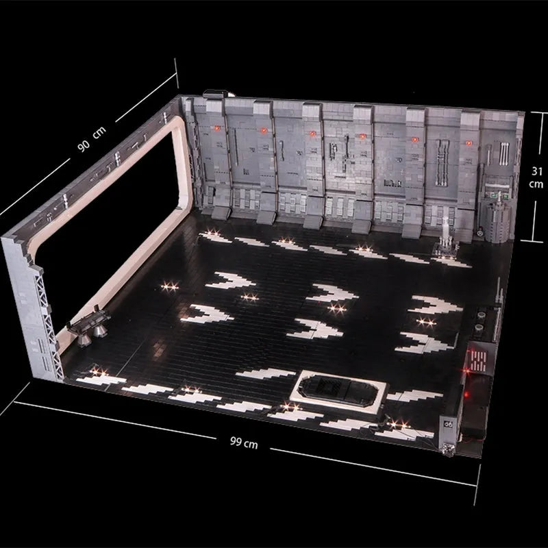 Building Blocks Hanger MOC Docking Bay For Star Wars UCS Falcon Millennium Bricks Toy - 3