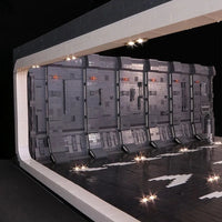 Thumbnail for Building Blocks Hanger MOC Docking Bay For Star Wars UCS Falcon Millennium Bricks Toy - 9