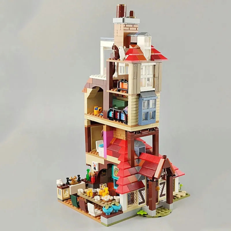 Building Blocks MOC Harry Potter 70070 Attack on The Burrow Bricks Toys - 1